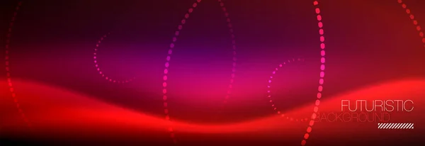 Vector neon röd prickig abstrakt bakgrund — Stock vektor