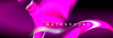 Sıvı renk arka plan, soyut dalgalar çizgiler, renkler ışık zemin üzerinde ışık efektleri ile karıştırma bulanık. Sunum, app duvar kağıdı, başlık sayfası veya poster için sanatsal illüstrasyon vektör