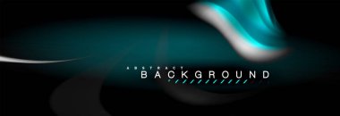 Sıvı renk arka plan, soyut dalgalar çizgiler, renkler ışık zemin üzerinde ışık efektleri ile karıştırma bulanık. Sunum, app duvar kağıdı, başlık sayfası veya poster için sanatsal illüstrasyon vektör