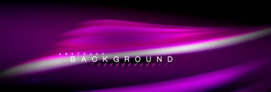 Sıvı renk arka plan, soyut dalgalar çizgiler, renkler ışık zemin üzerinde ışık efektleri ile karıştırma bulanık. Sunum, app duvar kağıdı, başlık sayfası veya poster için sanatsal illüstrasyon vektör