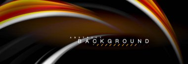 Sıvı renk arka plan, soyut dalgalar çizgiler, renkler ışık zemin üzerinde ışık efektleri ile karıştırma bulanık. Sunum, app duvar kağıdı, başlık sayfası veya poster için sanatsal illüstrasyon vektör