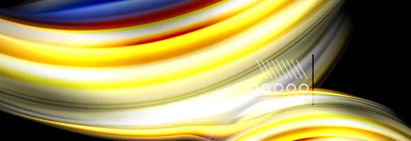 Fluide modèle d'onde liquide — Image vectorielle