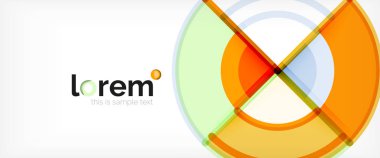 Modern geometrik soyut arkaplan