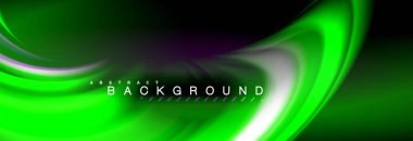 Sıvı renk arka plan, soyut dalgalar çizgiler, renkler ışık zemin üzerinde ışık efektleri ile karıştırma bulanık. Sunum, app duvar kağıdı, başlık sayfası veya poster için sanatsal illüstrasyon vektör