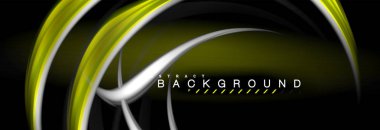 Sıvı renk arka plan, soyut dalgalar çizgiler, renkler ışık zemin üzerinde ışık efektleri ile karıştırma bulanık. Sunum, app duvar kağıdı, başlık sayfası veya poster için sanatsal illüstrasyon vektör