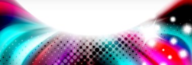 Pürüzsüz sıvı bulanıklık dalga arka plan, renk akışı kavramı, illüstrasyon