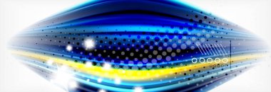 Pürüzsüz sıvı bulanıklık dalga arka plan, renk akışı kavramı, illüstrasyon