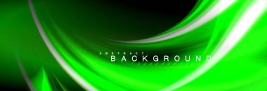 Sıvı renk arka plan, soyut dalgalar çizgiler, renkler ışık zemin üzerinde ışık efektleri ile karıştırma bulanık. Sunum, app duvar kağıdı, başlık sayfası veya poster için sanatsal illüstrasyon vektör