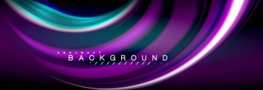 Sıvı renk arka plan, soyut dalgalar çizgiler, renkler ışık zemin üzerinde ışık efektleri ile karıştırma bulanık. Sunum, app duvar kağıdı, başlık sayfası veya poster için sanatsal illüstrasyon vektör