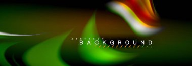 Sıvı renk arka plan, soyut dalgalar çizgiler, renkler ışık zemin üzerinde ışık efektleri ile karıştırma bulanık. Sunum, app duvar kağıdı, başlık sayfası veya poster için sanatsal illüstrasyon vektör