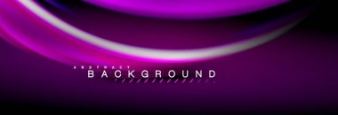 Sıvı renk arka plan, soyut dalgalar çizgiler, renkler ışık zemin üzerinde ışık efektleri ile karıştırma bulanık. Sunum, app duvar kağıdı, başlık sayfası veya poster için sanatsal illüstrasyon vektör