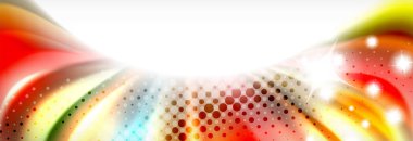 Pürüzsüz sıvı bulanıklık dalga arka plan, renk akışı kavramı, illüstrasyon