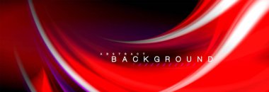 Sıvı renk arka plan, soyut dalgalar çizgiler, renkler ışık zemin üzerinde ışık efektleri ile karıştırma bulanık. Sunum, app duvar kağıdı, başlık sayfası veya poster için sanatsal illüstrasyon vektör