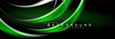 Sıvı renk arka plan, soyut dalgalar çizgiler, renkler ışık zemin üzerinde ışık efektleri ile karıştırma bulanık. Sunum, app duvar kağıdı, başlık sayfası veya poster için sanatsal illüstrasyon vektör