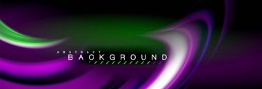 Sıvı renk arka plan, soyut dalgalar çizgiler, renkler ışık zemin üzerinde ışık efektleri ile karıştırma bulanık. Sunum, app duvar kağıdı, başlık sayfası veya poster için sanatsal illüstrasyon vektör