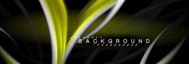 Sıvı renk arka plan, soyut dalgalar çizgiler, renkler ışık zemin üzerinde ışık efektleri ile karıştırma bulanık. Sunum, app duvar kağıdı, başlık sayfası veya poster için sanatsal illüstrasyon vektör