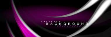 Sıvı renk arka plan, soyut dalgalar çizgiler, renkler ışık zemin üzerinde ışık efektleri ile karıştırma bulanık. Sunum, app duvar kağıdı, başlık sayfası veya poster için sanatsal illüstrasyon vektör