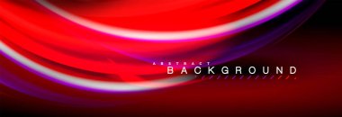 Sıvı renk arka plan, soyut dalgalar çizgiler, renkler ışık zemin üzerinde ışık efektleri ile karıştırma bulanık. Sunum, app duvar kağıdı, başlık sayfası veya poster için sanatsal illüstrasyon vektör