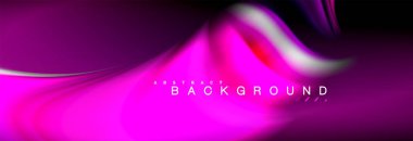 Sıvı renk arka plan, soyut dalgalar çizgiler, renkler ışık zemin üzerinde ışık efektleri ile karıştırma bulanık. Sunum, app duvar kağıdı, başlık sayfası veya poster için sanatsal illüstrasyon vektör