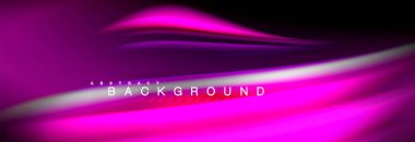 Sıvı renk arka plan, soyut dalgalar çizgiler, renkler ışık zemin üzerinde ışık efektleri ile karıştırma bulanık. Sunum, app duvar kağıdı, başlık sayfası veya poster için sanatsal illüstrasyon vektör