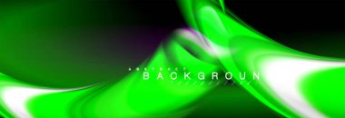 Sıvı renk arka plan, soyut dalgalar çizgiler, renkler ışık zemin üzerinde ışık efektleri ile karıştırma bulanık. Sunum, app duvar kağıdı, başlık sayfası veya poster için sanatsal illüstrasyon vektör