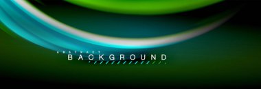 Sıvı renk arka plan, soyut dalgalar çizgiler, renkler ışık zemin üzerinde ışık efektleri ile karıştırma bulanık. Sunum, app duvar kağıdı, başlık sayfası veya poster için sanatsal illüstrasyon vektör