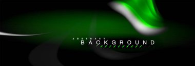 Sıvı renk arka plan, soyut dalgalar çizgiler, renkler ışık zemin üzerinde ışık efektleri ile karıştırma bulanık. Sunum, app duvar kağıdı, başlık sayfası veya poster için sanatsal illüstrasyon vektör