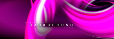 Sıvı renk arka plan, soyut dalgalar çizgiler, renkler ışık zemin üzerinde ışık efektleri ile karıştırma bulanık. Sunum, app duvar kağıdı, başlık sayfası veya poster için sanatsal illüstrasyon vektör