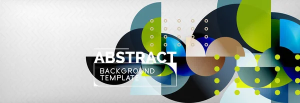 Antecedentes geométricos semicirculares en gris, diseño de patrón geométrico moderno. Plantilla de diseño de presentación de negocios o tecnología vectorial, patrón de folleto o folleto, o pancarta geométrica — Vector de stock