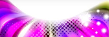 Soyut dalga satırları sıvı sıvı gökkuşağı tarzı renk çizgili arka plan. Sunum, app duvar kağıdı, başlık sayfası veya poster için sanatsal illüstrasyon