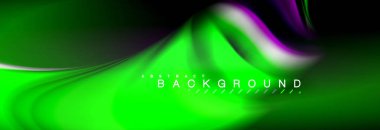 Sıvı renk arka plan, soyut dalgalar çizgiler, renkler ışık zemin üzerinde ışık efektleri ile karıştırma bulanık. Sunum, app duvar kağıdı, başlık sayfası veya poster için sanatsal illüstrasyon vektör