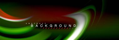 Sıvı renk arka plan, soyut dalgalar çizgiler, renkler ışık zemin üzerinde ışık efektleri ile karıştırma bulanık. Sunum, app duvar kağıdı, başlık sayfası veya poster için sanatsal illüstrasyon vektör