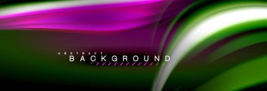 Sıvı renk arka plan, soyut dalgalar çizgiler, renkler ışık zemin üzerinde ışık efektleri ile karıştırma bulanık. Sunum, app duvar kağıdı, başlık sayfası veya poster için sanatsal illüstrasyon vektör