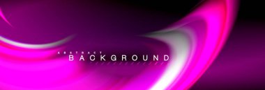 Sıvı renk arka plan, soyut dalgalar çizgiler, renkler ışık zemin üzerinde ışık efektleri ile karıştırma bulanık. Sunum, app duvar kağıdı, başlık sayfası veya poster için sanatsal illüstrasyon vektör