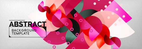 Kreis Komposition abstrakter Hintergrund — Stockvektor