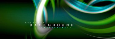 Sıvı renk arka plan, soyut dalgalar çizgiler, renkler ışık zemin üzerinde ışık efektleri ile karıştırma bulanık. Sunum, app duvar kağıdı, başlık sayfası veya poster için sanatsal illüstrasyon vektör