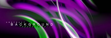 Sıvı renk arka plan, soyut dalgalar çizgiler, renkler ışık zemin üzerinde ışık efektleri ile karıştırma bulanık. Sunum, app duvar kağıdı, başlık sayfası veya poster için sanatsal illüstrasyon vektör