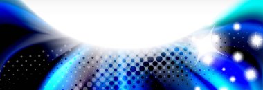 Soyut dalga satırları sıvı sıvı gökkuşağı tarzı renk çizgili arka plan. Sunum, app duvar kağıdı, başlık sayfası veya poster için sanatsal illüstrasyon