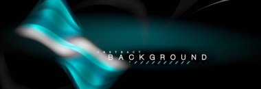 Sıvı renk arka plan, soyut dalgalar çizgiler, renkler ışık zemin üzerinde ışık efektleri ile karıştırma bulanık. Sunum, app duvar kağıdı, başlık sayfası veya poster için sanatsal illüstrasyon vektör