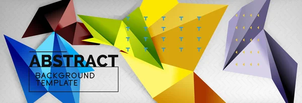 त्रिकोण पार्श्वभूमी टेक्नो टेम्पलेट — स्टॉक व्हेक्टर