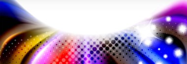 Sıvı sıvı arka plan, renkli geometrik arka plan - sıvı şekiller kompozisyon renkler