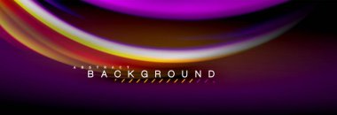 Sıvı renk arka plan, soyut dalgalar çizgiler, renkler ışık zemin üzerinde ışık efektleri ile karıştırma bulanık. Sunum, app duvar kağıdı, başlık sayfası veya poster için sanatsal illüstrasyon vektör