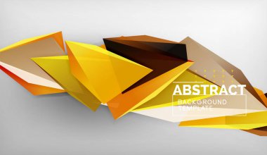 Renk üçgen geometrik arka plan soyut. Mozaik üçgen düşük poli stili