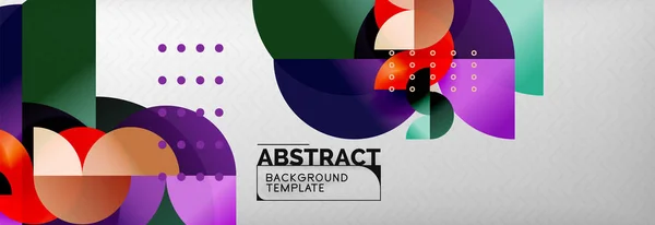 Cirkel sammansättning abstrakt bakgrund — Stock vektor
