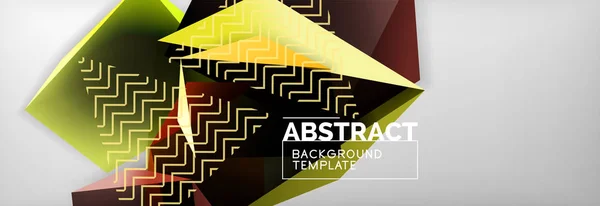 Minimalistic geometric abstract background — Stock Vector