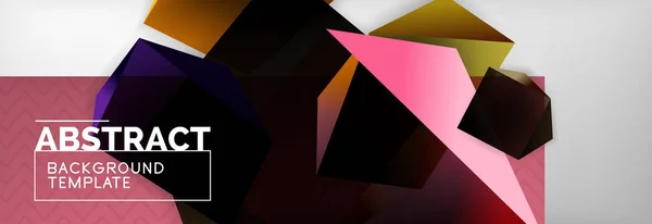 Minimalistische geometrische abstrakte Hintergrund — Stockvektor