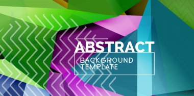 Düşük poli tasarım 3d üçgen şekli arka plan, mozaik soyut tasarım şablonu