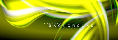 Sıvı renk arka plan, soyut dalgalar çizgiler, renkler ışık zemin üzerinde ışık efektleri ile karıştırma bulanık. Sunum, app duvar kağıdı, başlık sayfası veya poster için sanatsal illüstrasyon vektör