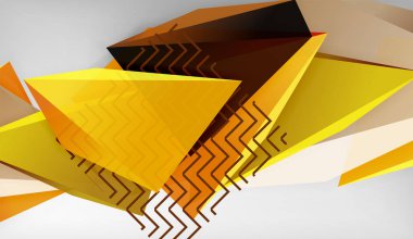 Renk üçgen geometrik arka plan soyut. Mozaik üçgen düşük poli stili