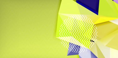 Üçgen düşük poli arka plan tasarım